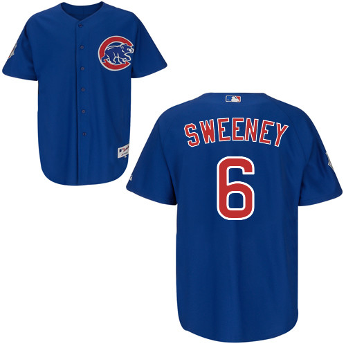 Ryan Sweeney #6 mlb Jersey-Chicago Cubs Women's Authentic Alternate 2 Blue Baseball Jersey
